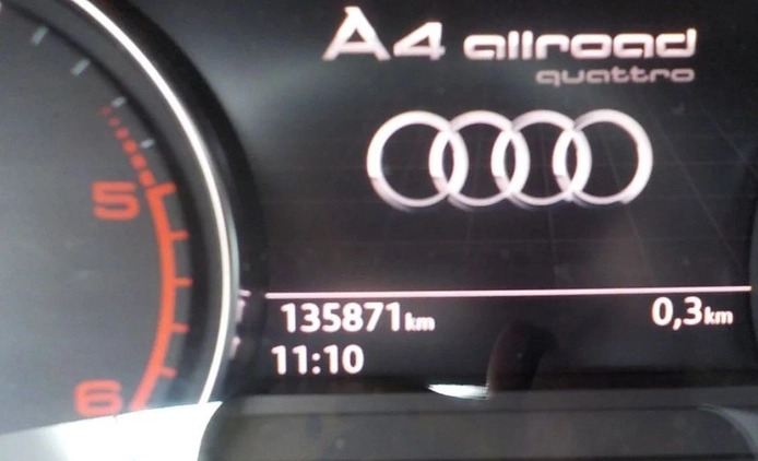 Audi A4 Allroad cena 48900 przebieg: 135871, rok produkcji 2016 z Zawidów małe 497